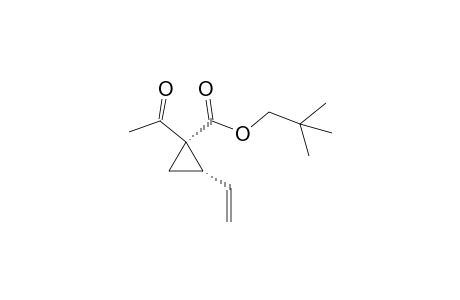 (syn) tert-Butyl 1-acetyl-2-vinylcyclopropane-1-carboxylate