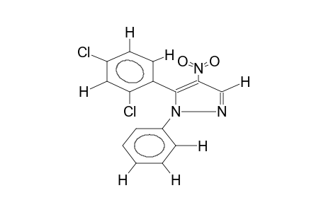 1-PHENYL-4-NITRO-5-(2,4-DICHLOROPHENYL)PYRAZOLE