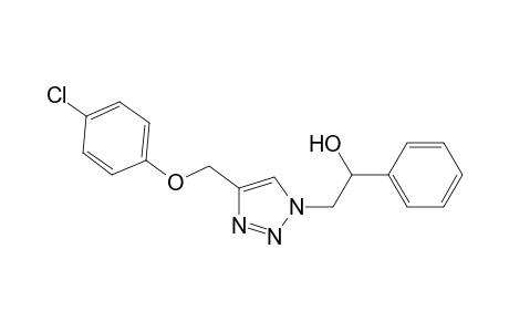 2-{4-[(4-Chlorophenoxy)methyl]-1H-1,2,3-triazol-1-yl}-1-phenylethanol