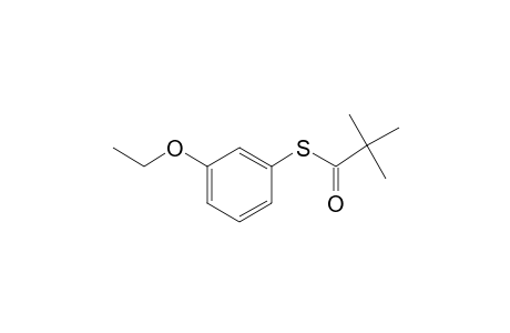 3-Ethoxythiophenol, S-trimethylacetyl-