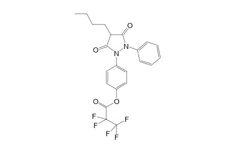 Oxyphenbutazone pentafluoropropionate