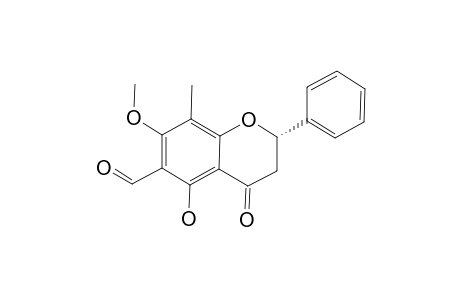 LERIDAL;6-FORMYL-8-METHYL-7-O-METHYLPINOCEMBRIN
