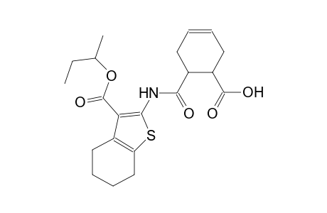 6-({[3-(sec-butoxycarbonyl)-4,5,6,7-tetrahydro-1-benzothien-2-yl]amino}carbonyl)-3-cyclohexene-1-carboxylic acid