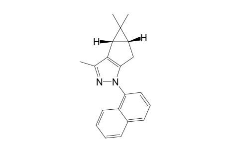 (3bS,4aR)-3,4,4-Trimethyl-1-(naphthyl)-3b,4,4a,5-tetrahydro-2H-cycloprop[3,4]cyclopenta[1,2-c]pyrazole
