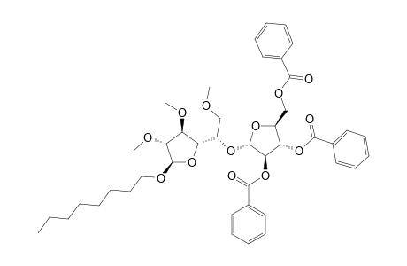 OCTYL-2,3,6-TRI-O-METHYL-5-(2,3,5-TRI-O-BENZOYL-ALPHA-D-ARABINOFURANOSYL)-BETA-D-GALACTOFURANOSIDE