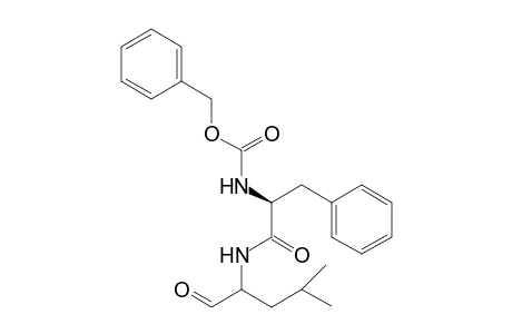 2-[N-(Benzyloxycarbonyl)-(S)-phenylalanylamino]-4-methylpentan-1-al