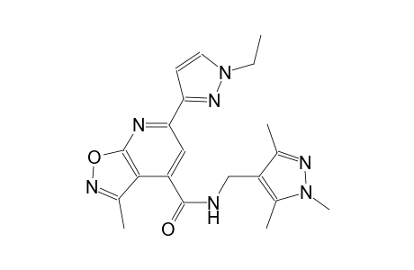 isoxazolo[5,4-b]pyridine-4-carboxamide, 6-(1-ethyl-1H-pyrazol-3-yl)-3-methyl-N-[(1,3,5-trimethyl-1H-pyrazol-4-yl)methyl]-