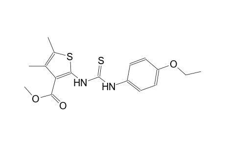 methyl 2-{[(4-ethoxyanilino)carbothioyl]amino}-4,5-dimethyl-3-thiophenecarboxylate