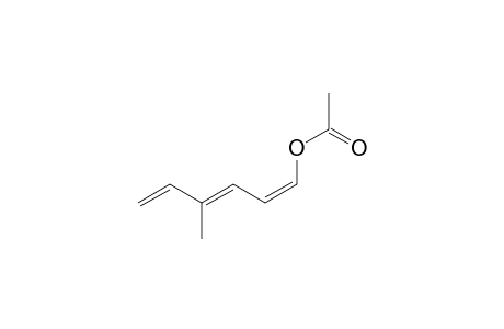 [(1Z,3E)-4-methylhexa-1,3,5-trienyl] acetate