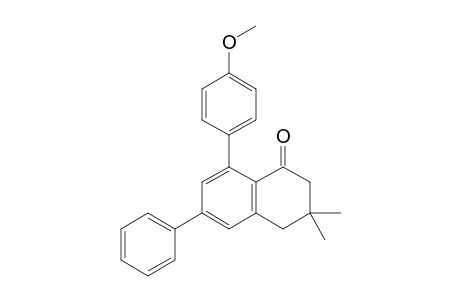 8-(4-Methoxyphenyl)-3,3-dimethyl-6-phenyl-2,4-dihydronaphthalen-1-one