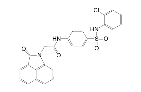 N-{4-[(2-chloroanilino)sulfonyl]phenyl}-2-(2-oxobenzo[cd]indol-1(2H)-yl)acetamide