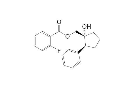 cis-(2-Hydroxy-1-phenylcyclopent-2-yl)methyl 2'-fluorobenzoate