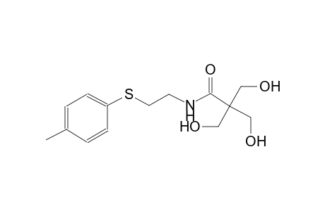 3-Hydroxy-2,2-bis(hydroxymethyl)-N-{2-[(4-methylphenyl)sulfanyl]ethyl}propanamide
