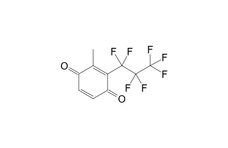 2-Methyl-3-(perfluoropropyl)-1,4-benzoquinone