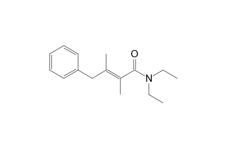 (E)-N,N-Diethyl-2,3-dimethyl-4-phenylbut-2-enamide