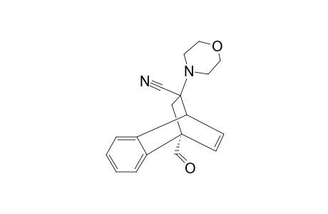 REL-(1R,4R,9R)-1-FORMYL-1,4-DIHYDRO-9-MORPHOLINO-1,4-ETHANO-NAPHTHALENE-9-CARBONITRILE