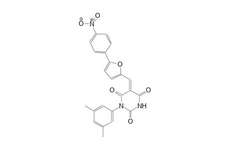 (5Z)-1-(3,5-dimethylphenyl)-5-{[5-(4-nitrophenyl)-2-furyl]methylene}-2,4,6(1H,3H,5H)-pyrimidinetrione