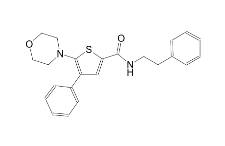 2-thiophenecarboxamide, 5-(4-morpholinyl)-4-phenyl-N-(2-phenylethyl)-