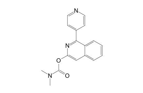 3-(N,N-Dimethylcarbamoyloxy)-1-(4-pyridyl)isoquinoline hydrochloride