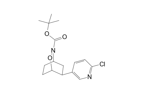 tert-Butyl (1S*,4R*,6S*)-6-(6-Chloro-3-pyridyl)-2-oxa-3-aza-bicyclo[2.2.2]octane-3-carboxylate