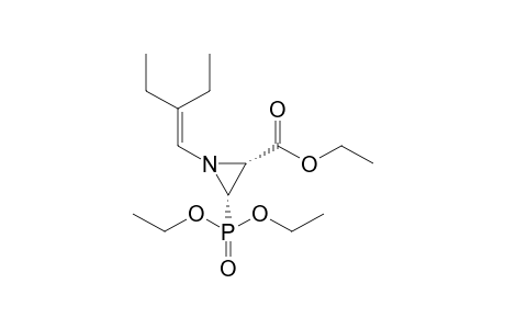 cis-3-(Diethylphosphono)-2-ethoxycarbonyl-1-(2-ethylbut1-enyl)aziridine