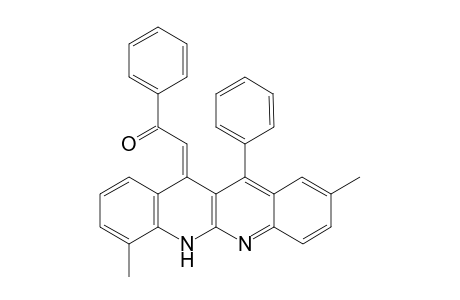2-(2,7-Dimethyl-12-phenyldibenzo[b,g][1,8]naphthyridin-11(6H)-ylidene)-1-phenylethanone