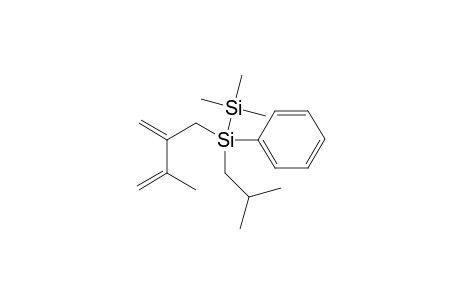 1-Phenyl-1-(2'-methylpropyl)-2,2,2-trimethyl-1-(3''-methyl-2''-methylenebut-3''-enyl)-disilane