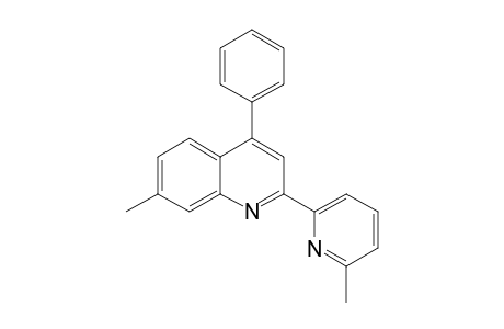 4-PHENYL-7-METHYL-2-[2'-(6'-METHYL)-PYRIDYL]-QUINOLINE