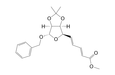 (2E,4E)-5-[(3aS,4S,6R,6aS)-4-(benzyloxy)-2,2-dimethyl-3a,4,6,6a-tetrahydrofuro[3,4-d][1,3]dioxol-6-yl]penta-2,4-dienoic acid methyl ester