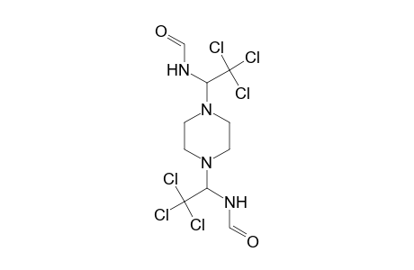Formamide, N,N'-[1,4-piperazinediylbis(2,2,2-trichloroethylidene)]bis-