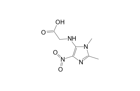 2-[(1,2-dimethyl-4-nitro-1H-imidazol-5-yl)amino]acetic acid