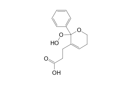 6-Hydroperoxide-6-phenyl-5-carboxyethyl-2,3-dihydro-6H-pyran