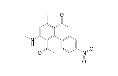 2,4-Diacetyl-N,5-dimethyl-3-(p-nitrophenyl)aniline