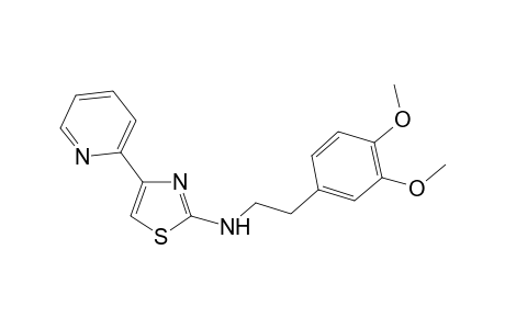 2-Thiazolamine, N-[2-(3,4-dimethoxyphenyl)ethyl]-4-(2-pyridinyl)-