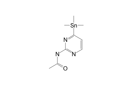 2-Acetylamino-4-trimethylstannylpyrimidine