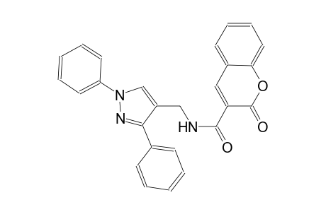 N-[(1,3-diphenyl-1H-pyrazol-4-yl)methyl]-2-oxo-2H-chromene-3-carboxamide
