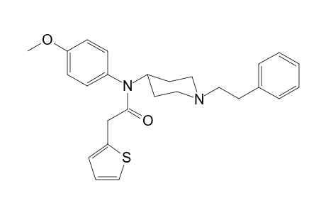 N-4-Methoxyphenyl-N-[1-(2-phenylethyl)piperidin-4-yl]-2-(thiophen-2-yl)acetamide