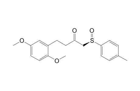 (Rs)-4-(2,5-Dimethoxyphenyl)-1-p-tolylsulfinyl-2-butanone