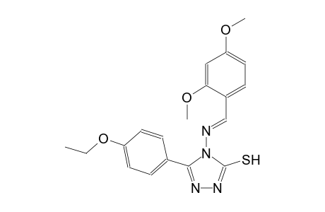 4-{[(E)-(2,4-dimethoxyphenyl)methylidene]amino}-5-(4-ethoxyphenyl)-4H-1,2,4-triazole-3-thiol