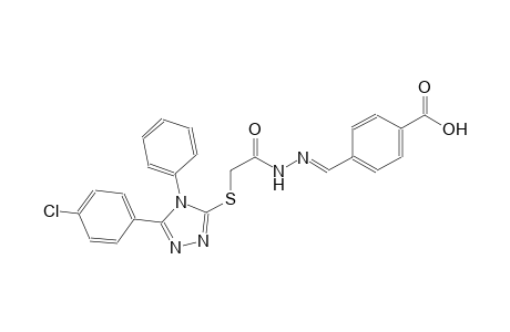 benzoic acid, 4-[(E)-[[[[5-(4-chlorophenyl)-4-phenyl-4H-1,2,4-triazol-3-yl]thio]acetyl]hydrazono]methyl]-