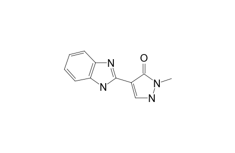 4-(1H-benzimidazol-2-yl)-2-methyl-1H-pyrazol-3-one