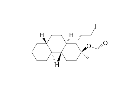2-Phenanthrenol, tetradecahydro-1-(2-iodoethyl)-2,4b-dimethyl-, formate, [1S-(1.alpha.,2.beta.,4a.beta.,4b.alpha.,8a.beta.,10a.alpha.)]-