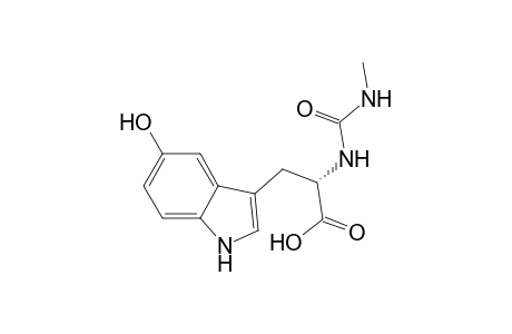 L-Tryptophan, 5-hydroxy-N-[(methylamino)carbonyl]-