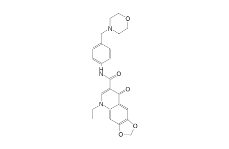 [1,3]dioxolo[4,5-g]quinoline-7-carboxamide, 5-ethyl-5,8-dihydro-N-[4-(4-morpholinylmethyl)phenyl]-8-oxo-