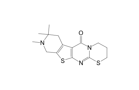 2,3,3-Trimethyl-1,2,3,4,7,8-hexahydro-6H-9,11-dithia-2,5a,10-triaza-benzo[b]fluoren-5-one