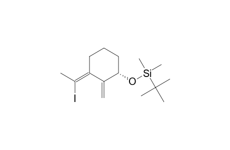 (1S,3E)-1-[(t-Butyldimethylsilyl)oxy]-2-methylene-3-(iodoethylidene)cyclohexane