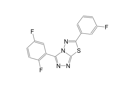[1,2,4]triazolo[3,4-b][1,3,4]thiadiazole, 3-(2,5-difluorophenyl)-6-(3-fluorophenyl)-