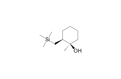 Cyclohexanol, 1-methyl-2-[(trimethylsilyl)methyl]-, cis-