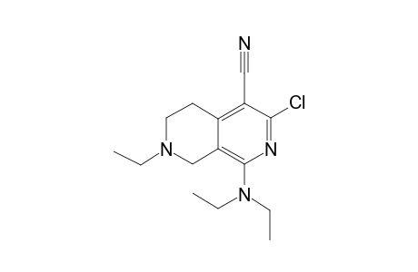 3-Chloro-1-diethylamino-7-ethyl-5,6,7,8-tetrahydro-[2,7]naphthyridine-4-carbonitrile