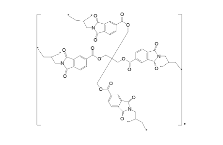 Poly[2,2-dimethylpropanetetrayl tetrakis(2-allyl-1,3-dioxo-1,3-dihydroisoindol-5-carboxylate)]
